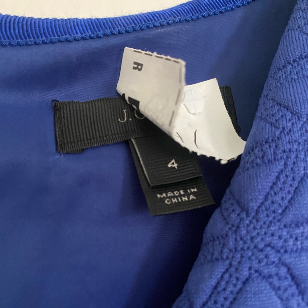 J Crew Dress - Royal Blue Sz 4